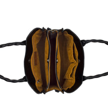 Load image into Gallery viewer, Patricia Nash - Genovese Satchel - Brazilian Supple Tooled: Olive