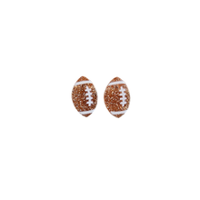 Load image into Gallery viewer, Glitter Football Studs // Game Day