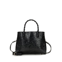 Load image into Gallery viewer, Patricia Nash - Genovese Satchel - Brazilian Supple Tooled: Olive