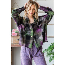 Load image into Gallery viewer, MULTICOLOR DYED BUFFALO CHECK SHIRT: MULTI