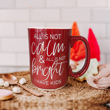 Load image into Gallery viewer, Mama Needs a Silent Night Coffee Mug, Funny Christmas Gift: Christmas Spirit-Red Mug