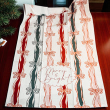 Load image into Gallery viewer, Christmas Kitchen Towels | 100% Cotton | With Hanging Loop: Merry Christmas Glitter