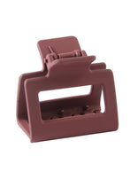 Load image into Gallery viewer, NINEXIS - CWAHA0576_5CM square macaron shark clip small hair clip: COFFEE / (OS) 1