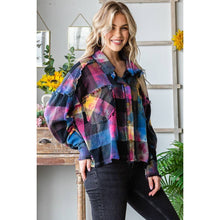 Load image into Gallery viewer, MULTICOLOR DYED BUFFALO CHECK SHIRT: MULTI