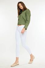 Load image into Gallery viewer, Mid Rise ankle skinny jeans with NO distressed