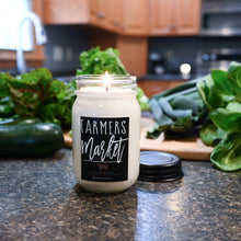 Load image into Gallery viewer, Farmers Market candle in 13 oz Mason Jar