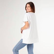 Load image into Gallery viewer, Lenice Relaxed Short Sleeve Top | 4th of July: Blue Star