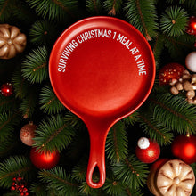 Load image into Gallery viewer, Red Christmas Spoon Rest | Funny Holiday Kitchen Gift Sets: Deck Halls-Red / NO Wooden Spoon