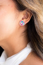 Load image into Gallery viewer, Sophie Studs - Blue Violet Confetti