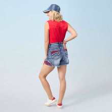 Load image into Gallery viewer, EverStretch Patriotic Short: Vintage Wash / S