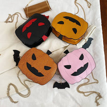 Load image into Gallery viewer, UNISHE - Halloween Pumpkin Glitter PU Bag ZK218: Gold / One Size