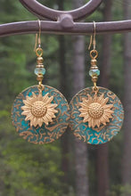 Load image into Gallery viewer, Bohemian Retro Sunflower Earrings