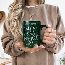 Load image into Gallery viewer, Mama Needs a Silent Night Coffee Mug, Funny Christmas Gift: Christmas Spirit-Red Mug