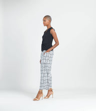 Load image into Gallery viewer, Sleeveless V-Neck Center Front Tie Top: NAVY