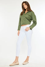 Load image into Gallery viewer, Mid Rise ankle skinny jeans with NO distressed