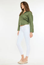 Load image into Gallery viewer, Mid Rise ankle skinny jeans with NO distressed