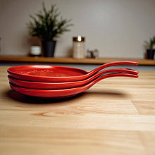 Load image into Gallery viewer, Red Christmas Spoon Rest | Funny Holiday Kitchen Gift Sets: Deck Halls-Red / NO Wooden Spoon