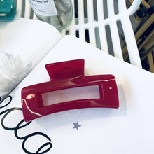 Load image into Gallery viewer, NINEXIS - CWAHA1557_4.13"SIMPLE RECTANGLE HAIR CLAW CLIP: Pink / (OS) 1