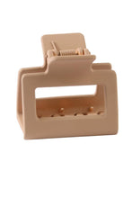 Load image into Gallery viewer, NINEXIS - CWAHA0576_5CM square macaron shark clip small hair clip: COFFEE / (OS) 1