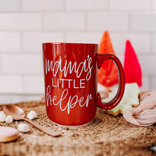 Load image into Gallery viewer, Mama Needs a Silent Night Coffee Mug, Funny Christmas Gift: Christmas Spirit-Red Mug