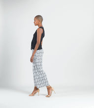 Load image into Gallery viewer, Sleeveless V-Neck Center Front Tie Top: NAVY