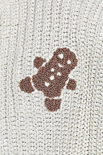 Load image into Gallery viewer, Pol Clothing - Christmas-Inspired Cozy Chenille Sweater Cropped Fit Top: CREAM / S