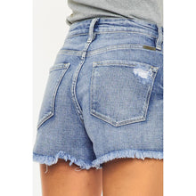 Load image into Gallery viewer, High rise mom shorts in medium denim-SALE
