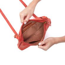 Load image into Gallery viewer, Cambel crossbody in buffed leather Chili-SALE