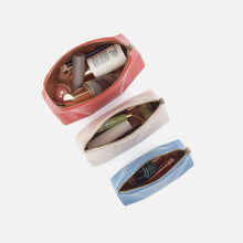 Load image into Gallery viewer, Tri pouch make up bags in Pink Mirage