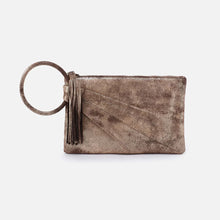 Load image into Gallery viewer, Sheila Soft Circle wristlet in Cocoa Platinum-SALE