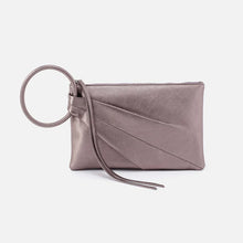 Load image into Gallery viewer, Sheila Soft Circle Wristlet in Pewter Slur-SALE