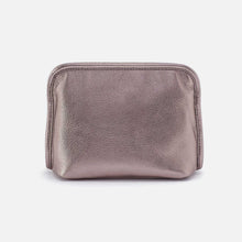 Load image into Gallery viewer, Beauty Cosmetic Pouch in Pewter Slur with heart