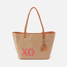 Load image into Gallery viewer, All That Tote Moven Straw in Meadow Woven Straw