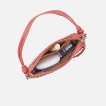 Load image into Gallery viewer, Darcy crossbody in Wolven Straw in Wild Rose woven straw