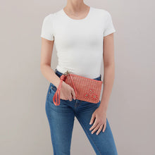 Load image into Gallery viewer, Darcy crossbody in Wolven Straw in Wild Rose woven straw