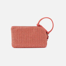Load image into Gallery viewer, Sable wristlet in Wolven straw Wild Rose