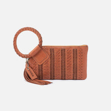 Load image into Gallery viewer, Sable wristlet in Washed leather Harvest Wheat