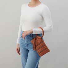 Load image into Gallery viewer, Sable wristlet in Washed leather Harvest Wheat