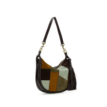 Load image into Gallery viewer, Patricia Nash - Calanna Hobo - Suede Patchwork