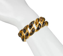 Load image into Gallery viewer, Patricia Nash - Stretch Link Bracelet - Pave Tortoise Resin Collection