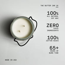 Load image into Gallery viewer, Milkhouse Candle Company - 16 oz Butter Jar Candle: Mahogany Evergreen