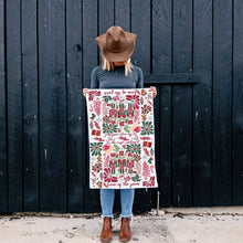 Load image into Gallery viewer, Christmas Kitchen Towels | 100% Cotton | With Hanging Loop: Merry Christmas Glitter