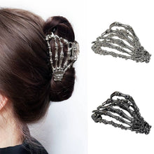 Load image into Gallery viewer, Halloween Gothic Ghost Hand Ruched Alloy Hair Claw