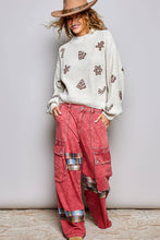 Load image into Gallery viewer, Pol Clothing - Christmas-Inspired Cozy Chenille Sweater Cropped Fit Top: CREAM / S