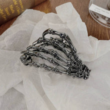 Load image into Gallery viewer, Halloween Gothic Ghost Hand Ruched Alloy Hair Claw