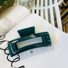 Load image into Gallery viewer, NINEXIS - CWAHA1557_4.13"SIMPLE RECTANGLE HAIR CLAW CLIP: NAVY / (OS) 1