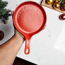 Load image into Gallery viewer, Red Christmas Spoon Rest | Funny Holiday Kitchen Gift Sets: Deck Halls-Red / NO Wooden Spoon