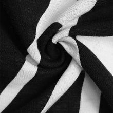 Load image into Gallery viewer, Summer Sleeveless Leaf Print Jumpsuit : Black / White