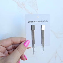 Load image into Gallery viewer, Luxe Silver Tatiana dangle earrings
