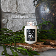 Load image into Gallery viewer, Milkhouse Candle Company - 13 oz Mason Jar Candle: Santal Fir